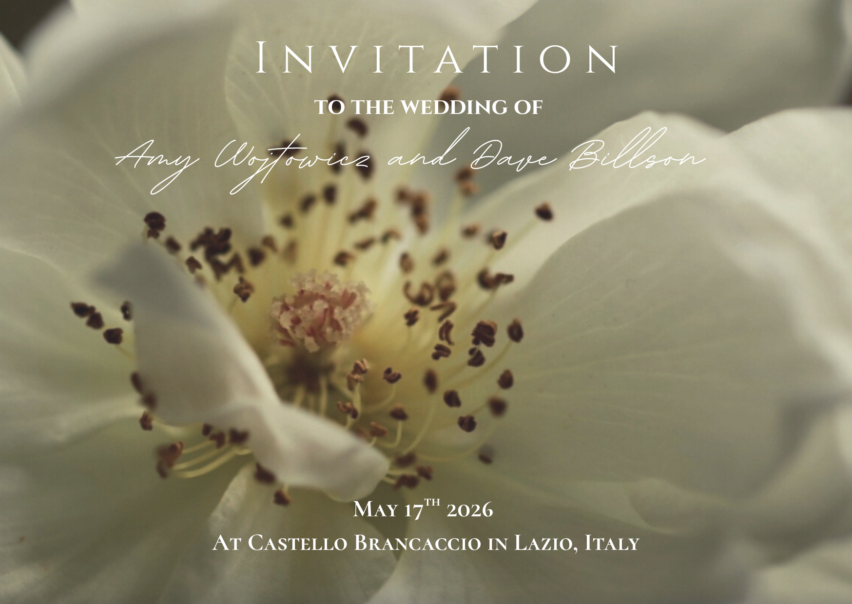 Promise - Wedding Invitation