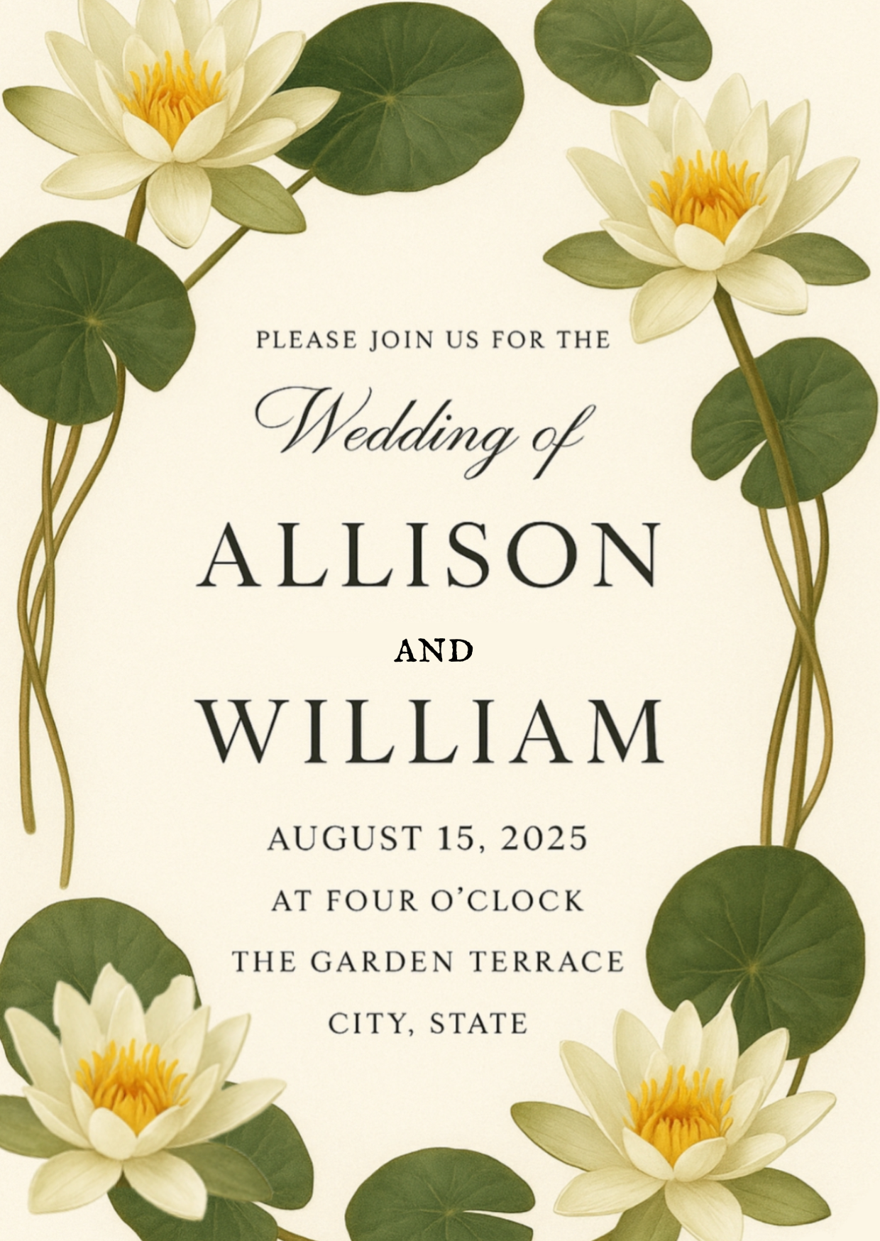 Forever - Wedding Invitation