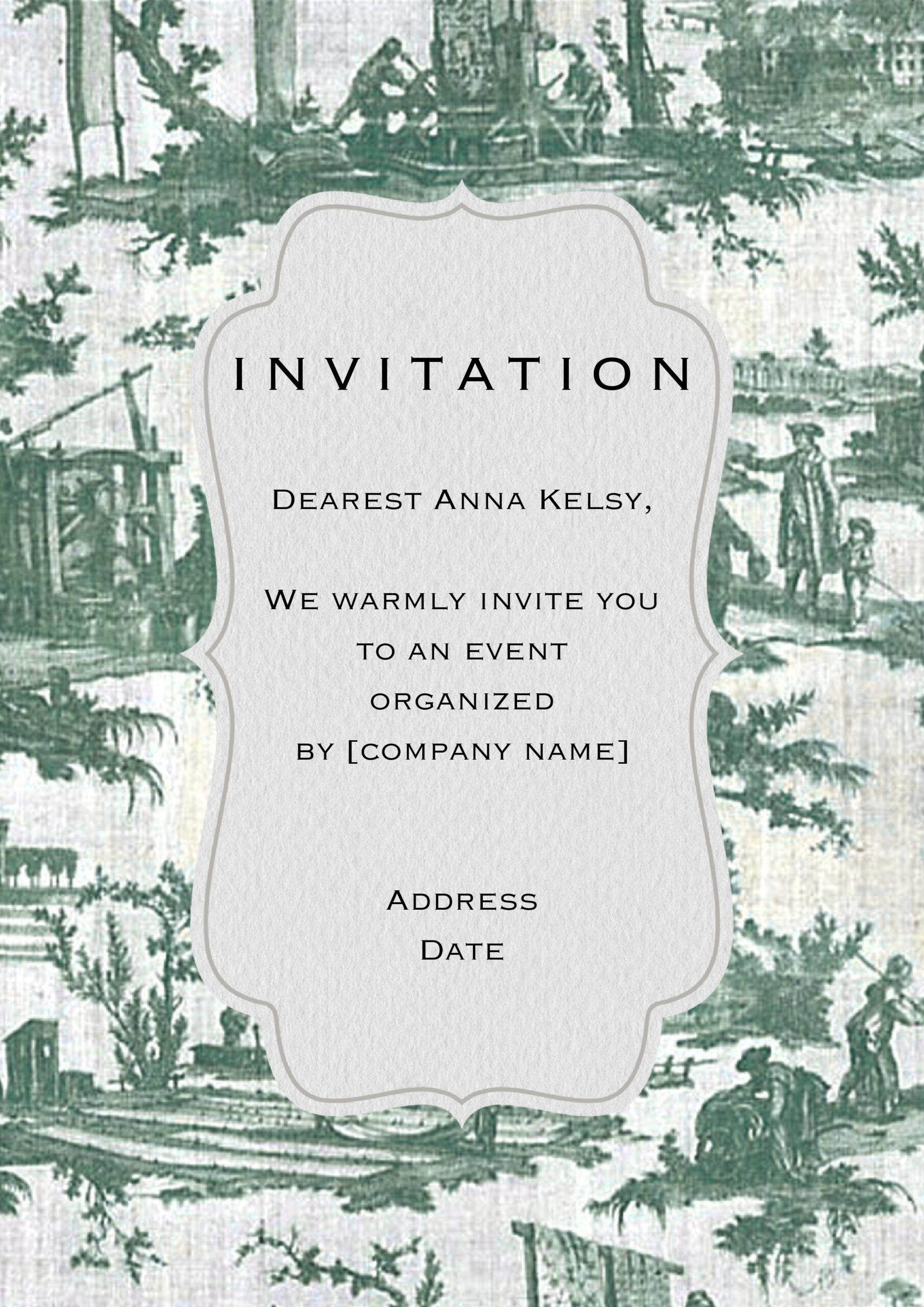 Gathering - corporate event invitation