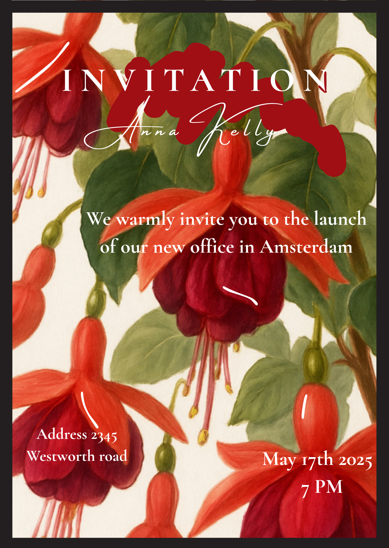 Debut - corporate event e-invitation